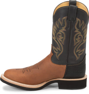 Justin Boots Boots Justin Men's Paluxy Tekno Crepe Brown Western Boots 5008