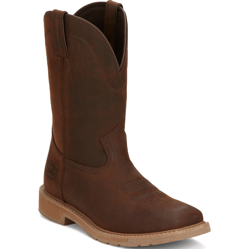 Justin work clearance boots wedge sole