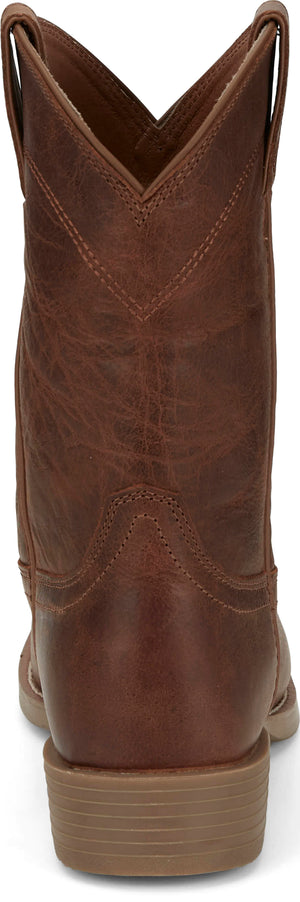 Justin Boots Boots Justin Men's Stampede Kilgore Hickory Brown Round Toe Roper Boots SE7501