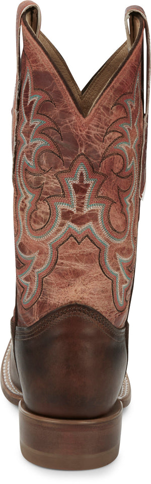 Justin Boots Boots Justin Women's AQHA Dusty Brown Square Toe Western Boots AQ7020