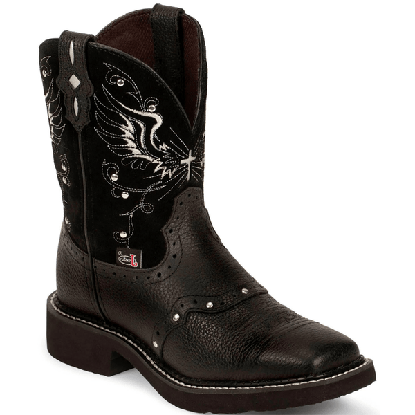 Justin Women s Gypsy Mandra Black Square Toe Western Boots GY9977 Russell s Western Wear Inc