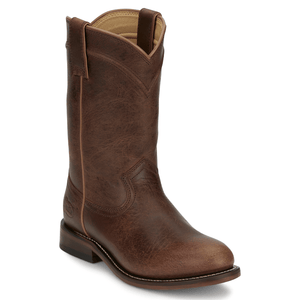 Justin Boots Boots Justin Women's Holland Brown Round Toe Roper Boots RP3311