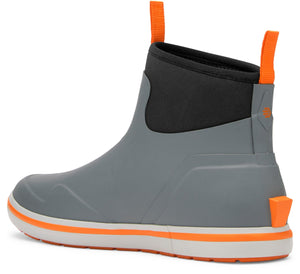 LACROSSE Boots LaCrosse Men's Alpha Deck Gray/Orange Deck Boots 621200