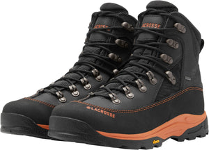 LACROSSE Boots LaCrosse Men's Ursa MS Gunmetal/Orange GTX Hunting Boots 533610