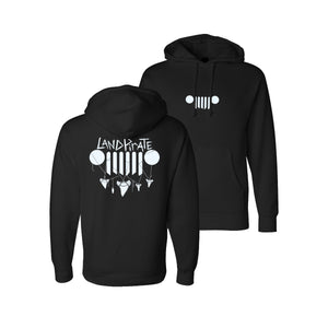 Land Pirate Black / Small the 'Grill' Hoodie