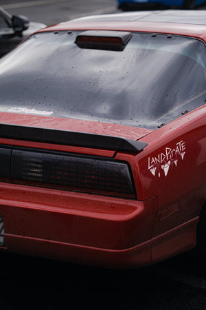 Land Pirate Shark Teeth & Hollow Point Decal