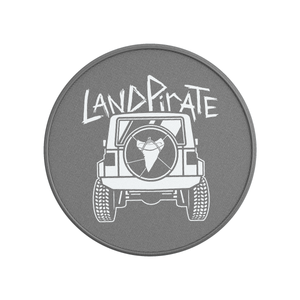 Land Pirate Silver Carbon Fiber Vinyl / Outback the Outback | Jeep | Bronco | RV | MADE IN THE USA |