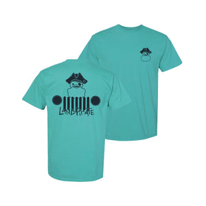 Land Pirate Tshirt Seafoam / Small the 'Ducker'