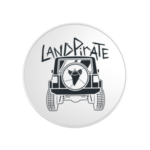 Land Pirate White Vinyl / Outback the Outback | Jeep | Bronco | RV | MADE IN THE USA |