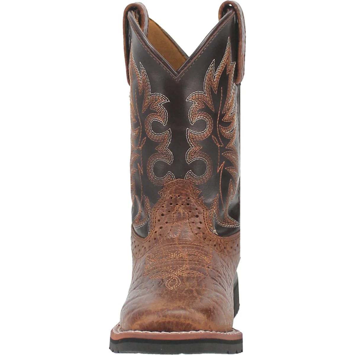 Laredo Kids Lil' Broken Bow Rust Brown Square Toe Western Boots DPC398 -  Russell's Western Wear, Inc.