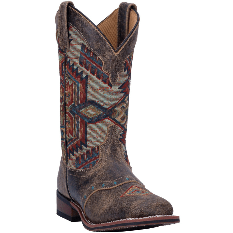 Women's Anita Distressed Leather Square Toe Cowgirl Boot 5602