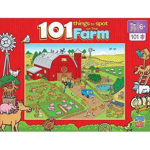 Legacy Toys Toys 101 Things to Spot - On the Farm - 101 Piece Puzzle