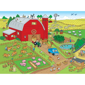 Legacy Toys Toys 101 Things to Spot - On the Farm - 101 Piece Puzzle