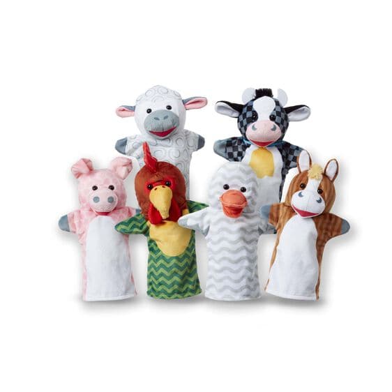 Legacy Toys Toys Barn Buddies Hand Puppets 6 Piece