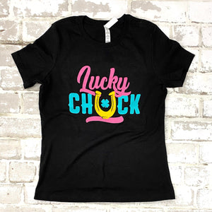 Lucky Chuck™ Clothing Lucky Chuck Logo Tee - Women's Relaxed Fit