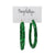 Mary Kathryn Design Earrings Large (55mm) Evergreen Glitter Hoops