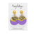 Mary Kathryn Design Earrings Lavender Lorelei Disc Earrings