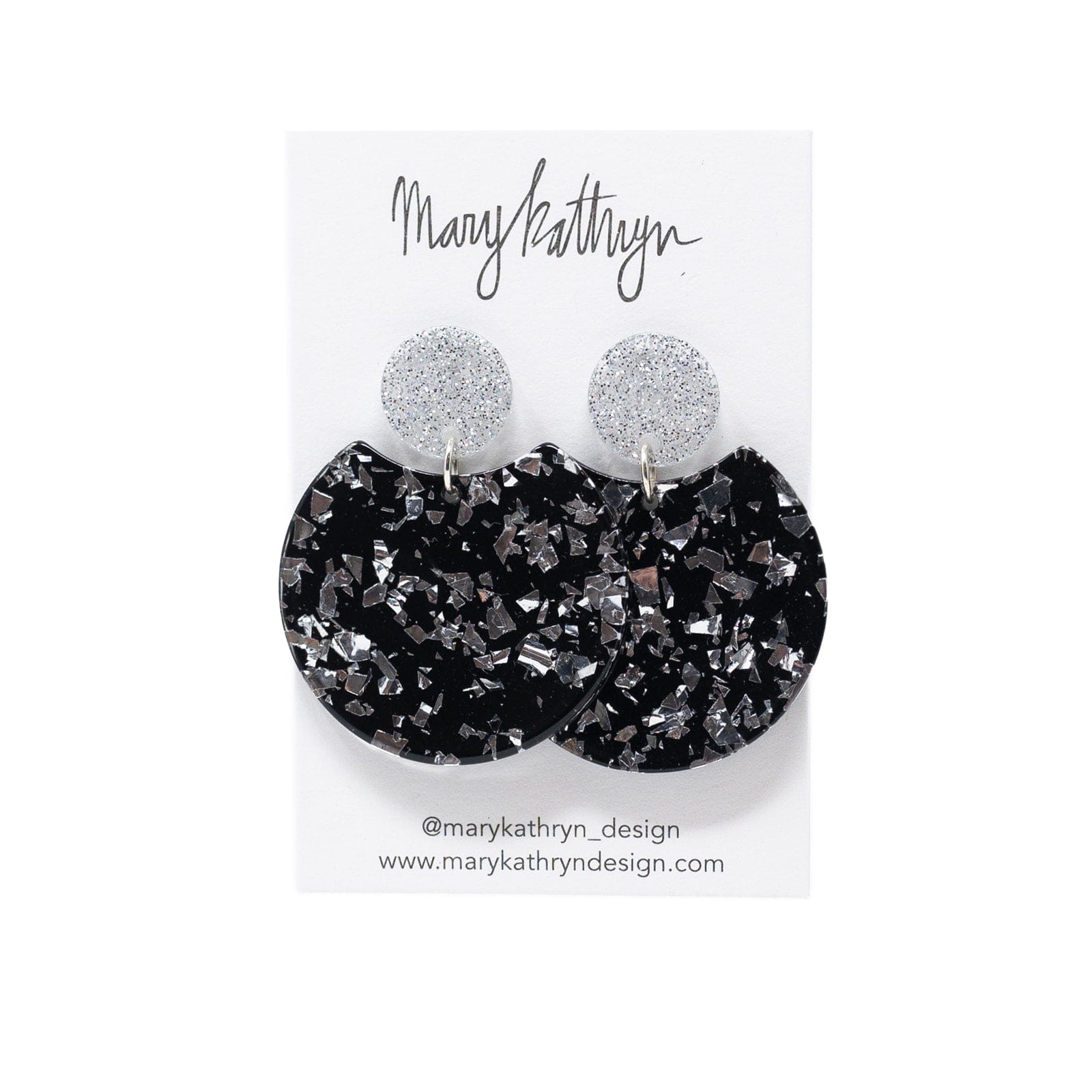 Mary Kathryn Design Earrings Maren Silver Flake Earrings