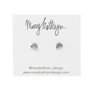 Mary Kathryn Design Earrings Mini Bumble Bee Studs