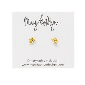 Mary Kathryn Design Earrings Mini Bumble Bee Studs