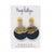 Mary Kathryn Design Earrings Navy Lorelei Disc Earrings