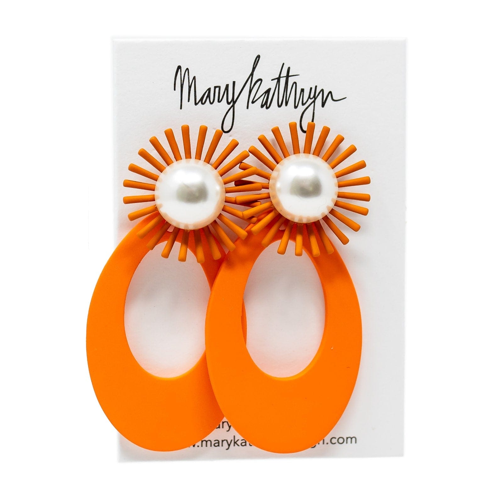 Mary Kathryn Design Earrings Orange Crush Earrings