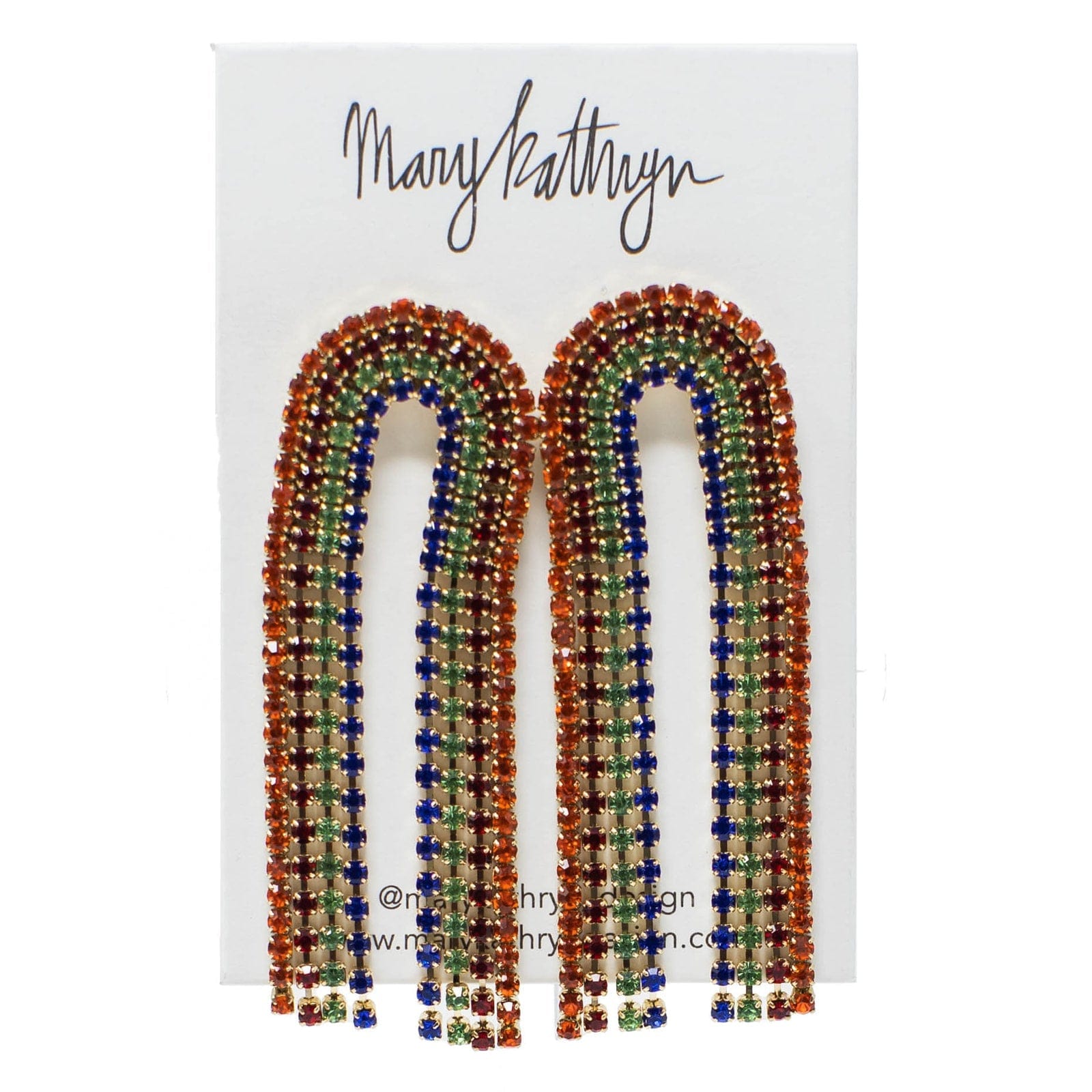 Mary Kathryn Design Earrings Rainbow Drops Earrings