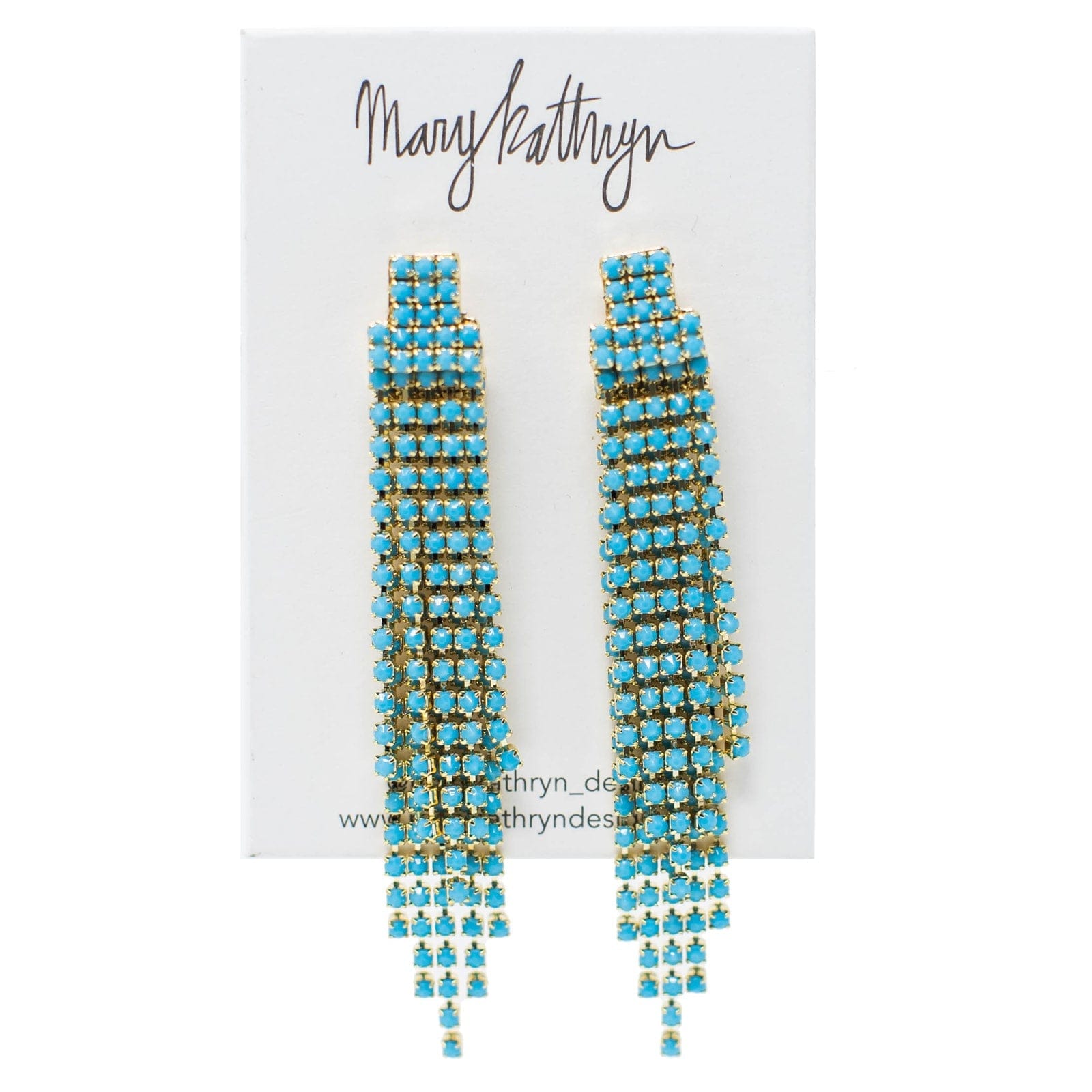 Mary Kathryn Design Earrings Turquoise Dangles