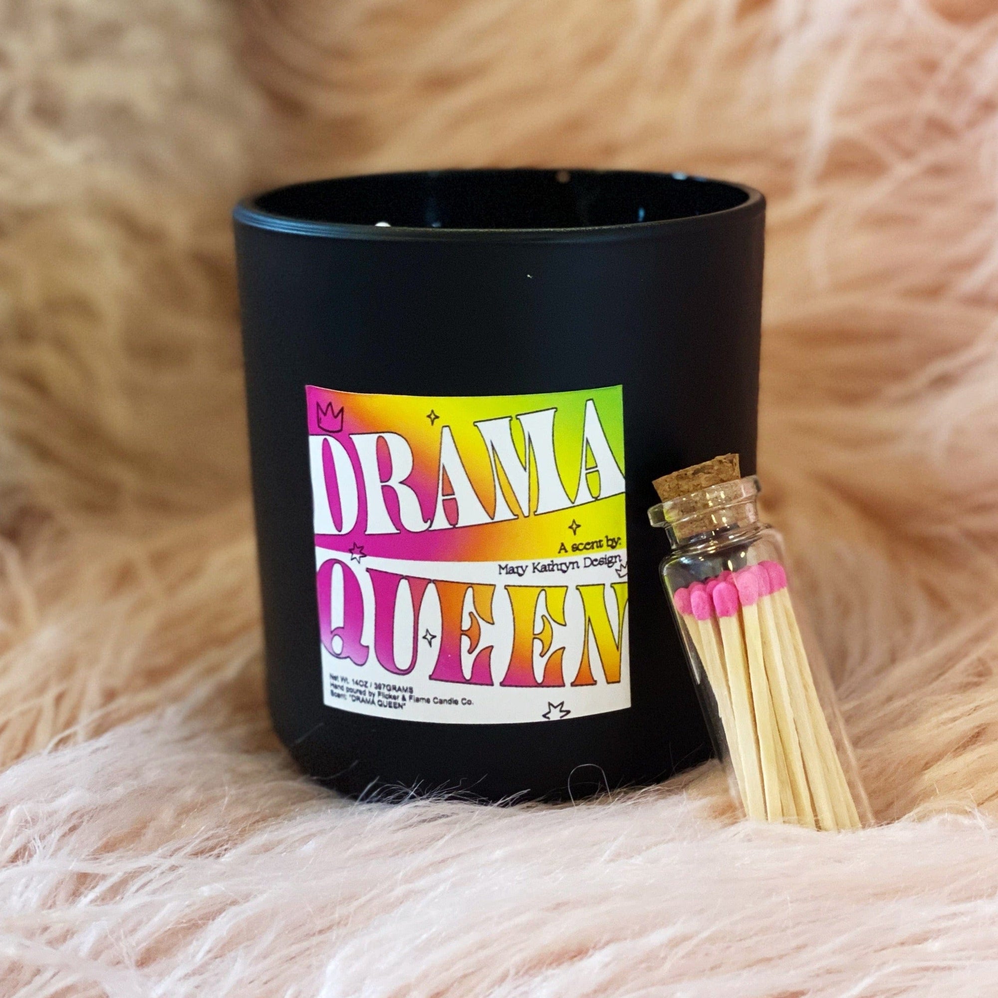 Mary Kathryn Design Home Goods MKD Drama Queen Candle