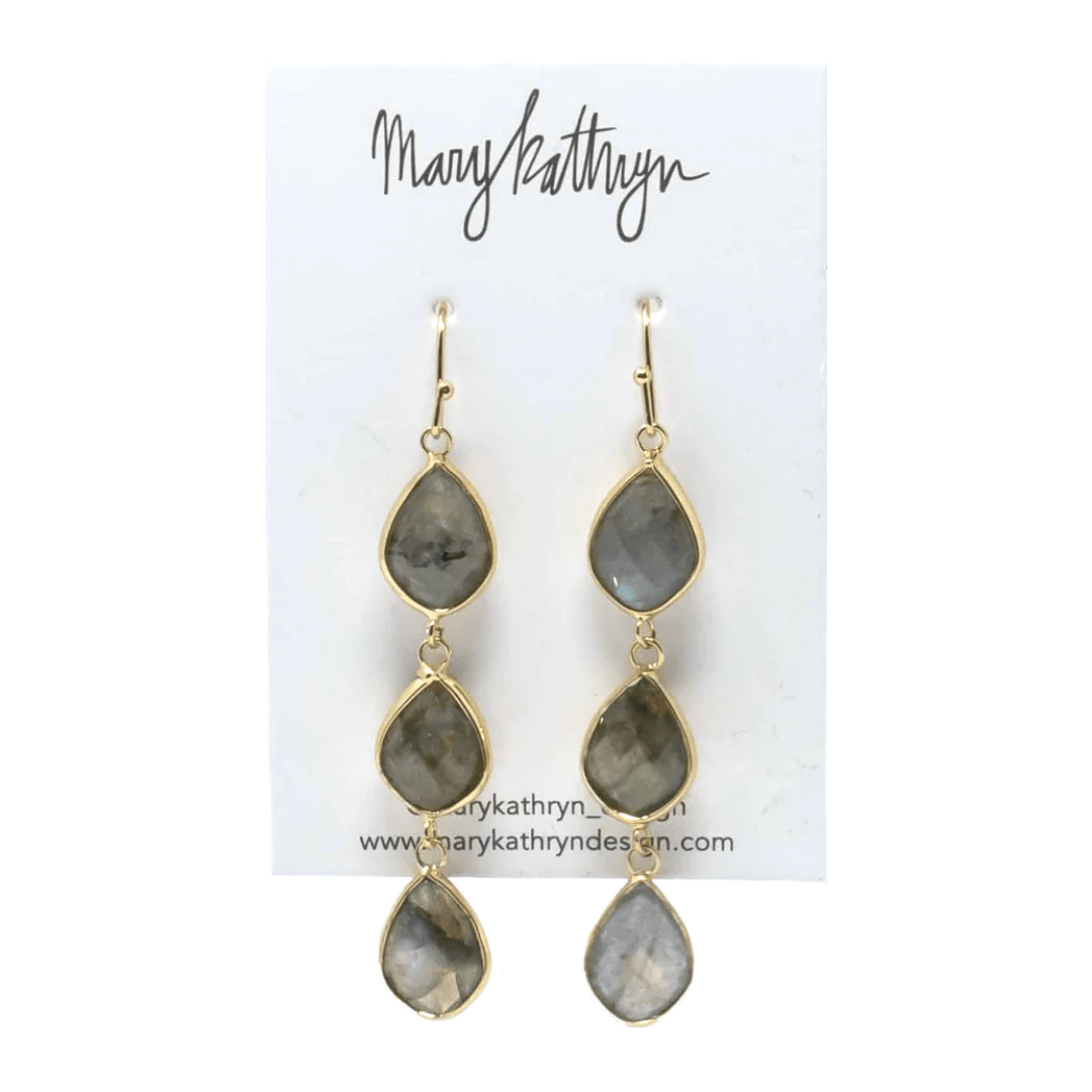 Mary Kathryn Design Jewelry Labradorite Teardrop Dangles