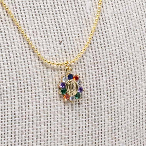 Mary Kathryn Design Jewelry Rainbow CZ Saint