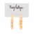 Mary Kathryn Design Jewelry Small (35mm) Peach Glitter Hoops