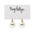 Mary Kathryn Design Jewelry White Pearl / Gold Post Pearl Drop Huggies