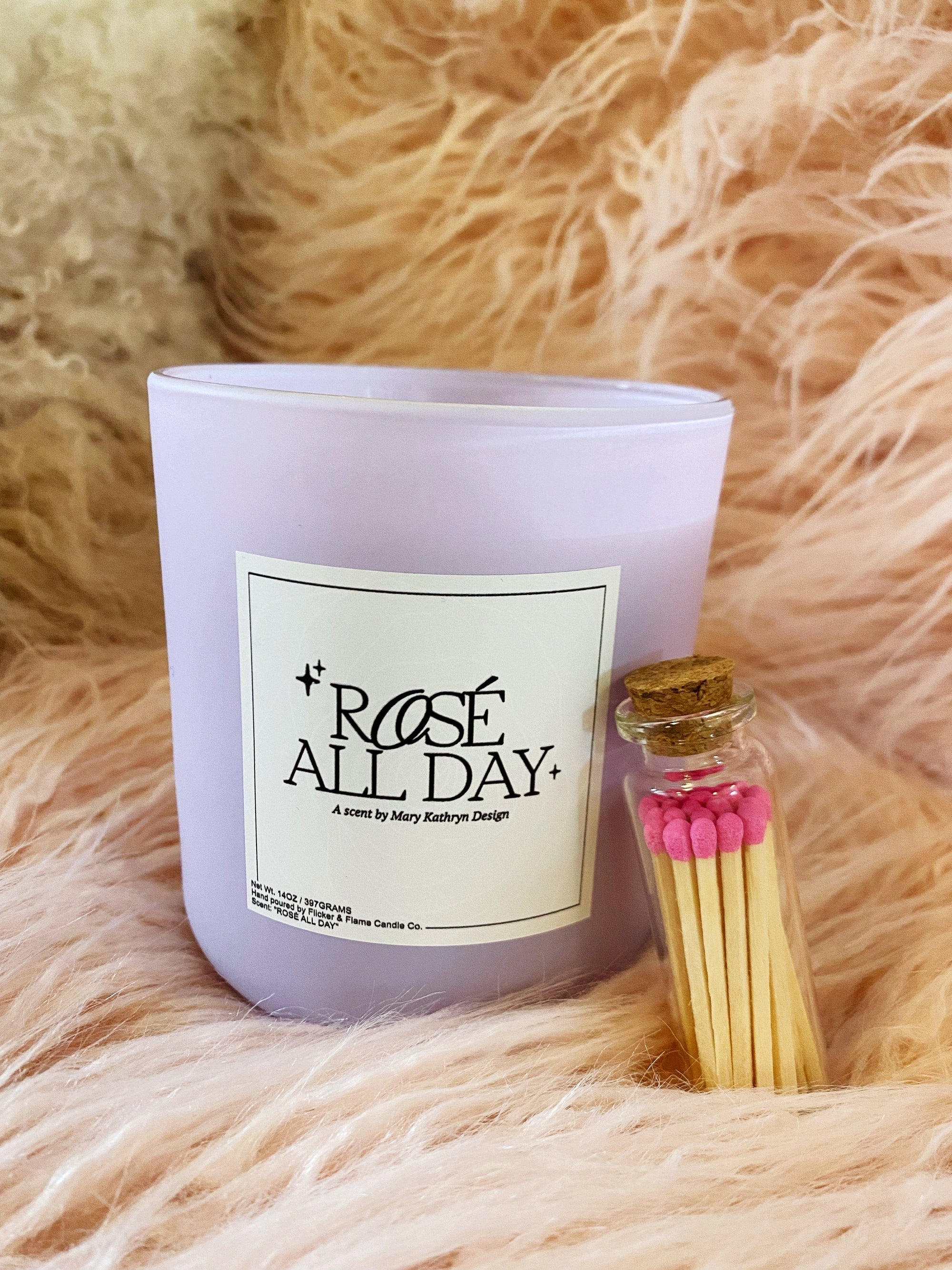 Mary Kathryn Design MKD Rose All Day Candle