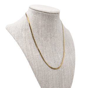 Mary Kathryn Design Necklace Gold Extra Skinny Herringbone