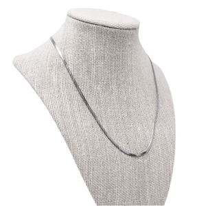 Mary Kathryn Design Necklace Silver Extra Skinny Herringbone