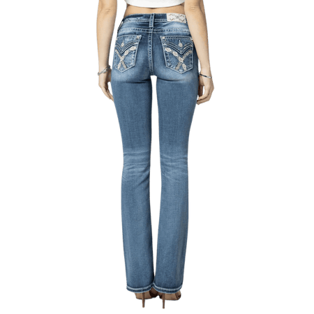 NWT Miss Me Cross Feather Jeans popular size 33