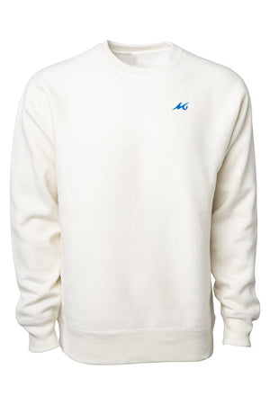 Mojo Sportswear Company Outerwear White Caps / XS The Summit Crewneck Pullover