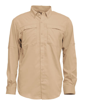 Men's Fishing Charcoal Long Sleeve Shirt - Russell's Western Wear, Inc.