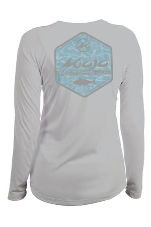 Mojo Sportswear Company Shirts Mountain Ash / XS Sportfishing Shield Chica Costera