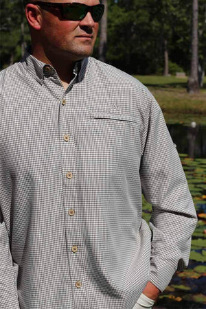 Mojo Sportswear Company Shirts Osprey / S Mr. Big Sport Check Long Sleeve