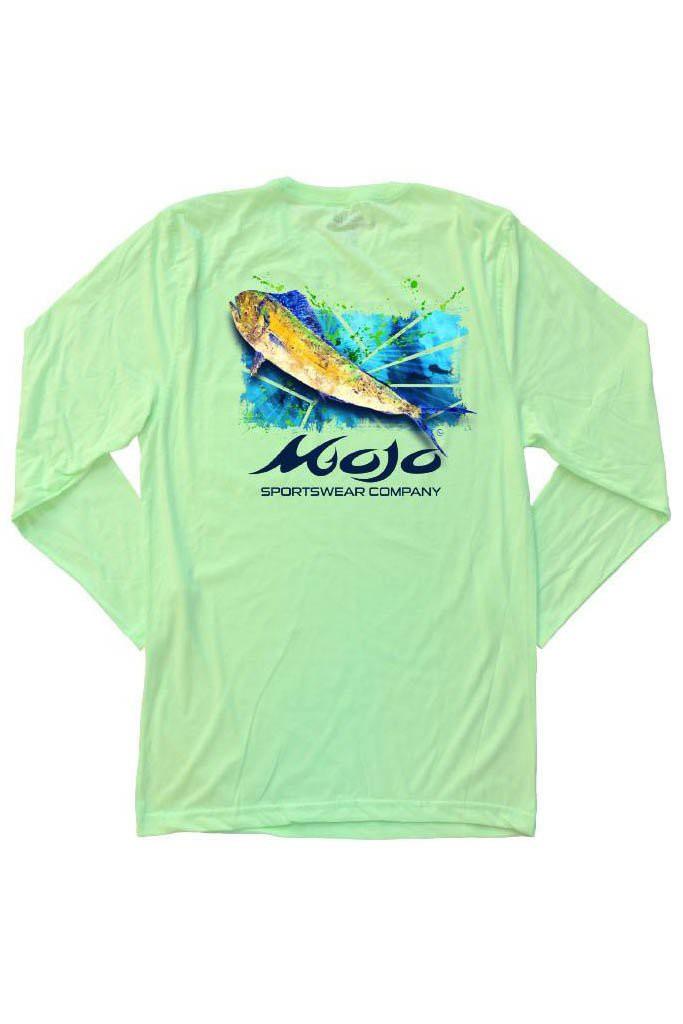 Mojo Sportswear Company Shirts Sea Oat / S Mahi Shatter Long Sleeve T-Shirt