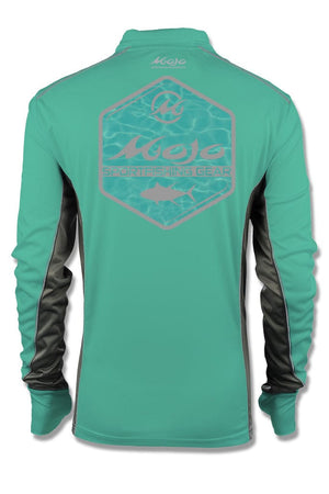 Mojo Sportswear Company Shirts Skiff Green / XXS Sportfishing Shield Ultimate-Guide 1/4 Zip