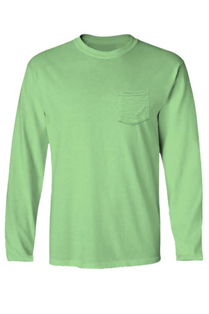 Mojo Sportswear Company Shirts The Plain Pocket Crew LS