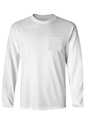 Mojo Sportswear Company Shirts The Plain Pocket Crew LS