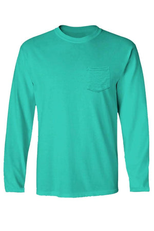 Mojo Sportswear Company Shirts The Plain Pocket Crew LS