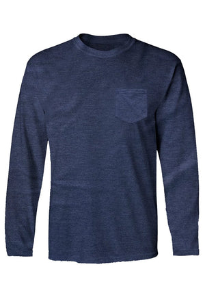 Mojo Sportswear Company Shirts The Plain Pocket Crew LS