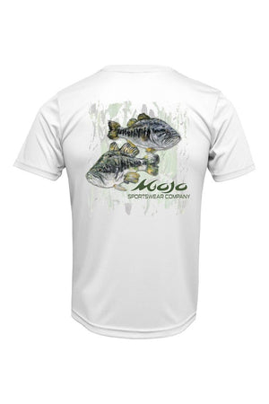 Mojo Sportswear Company Shirts White Caps / S Bass Duo Wireman X Short Sleeve