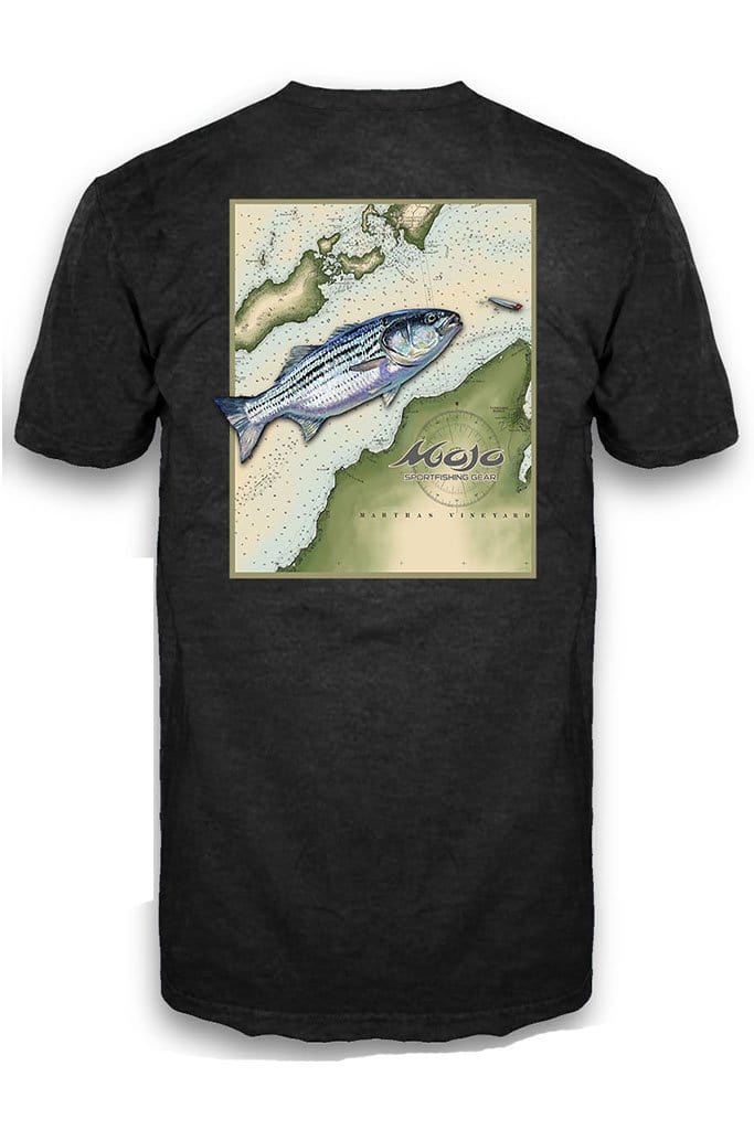 Mojo Sportswear Company T-Shirt Octopus Ink / S Striper Sea Chart Short Sleeve T-Shirt