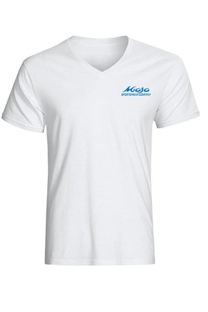 Mojo Sportswear Company T-Shirt White Caps / S V-Neck Performance Tee